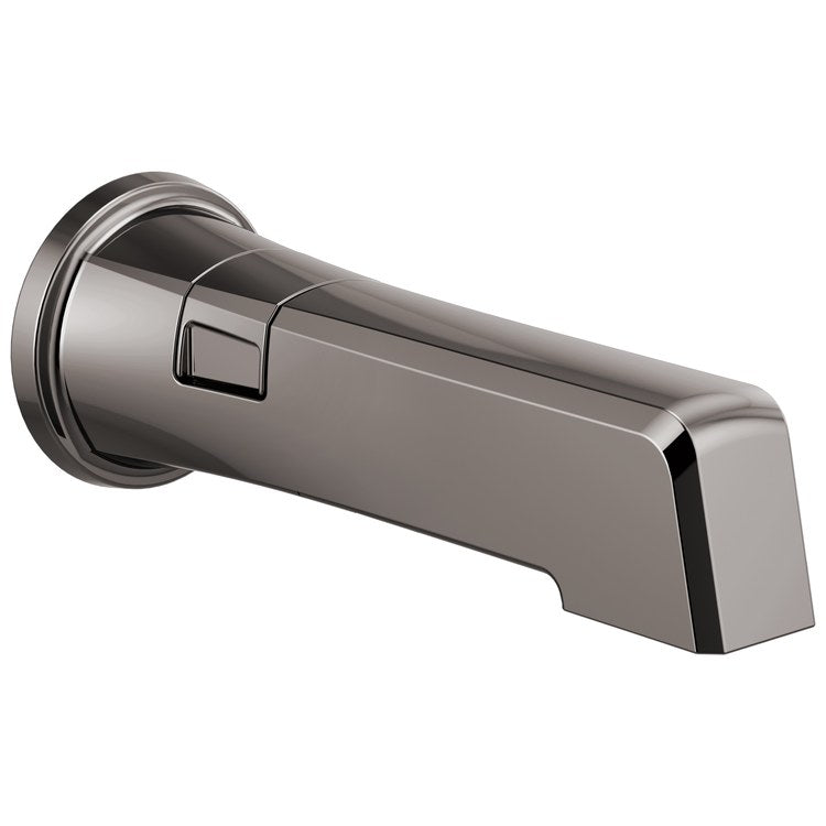 Tub Spout Levoir Integrated Pull Up Brilliance Black Onyx Brass 1/2 Inch NPT - Image 1
