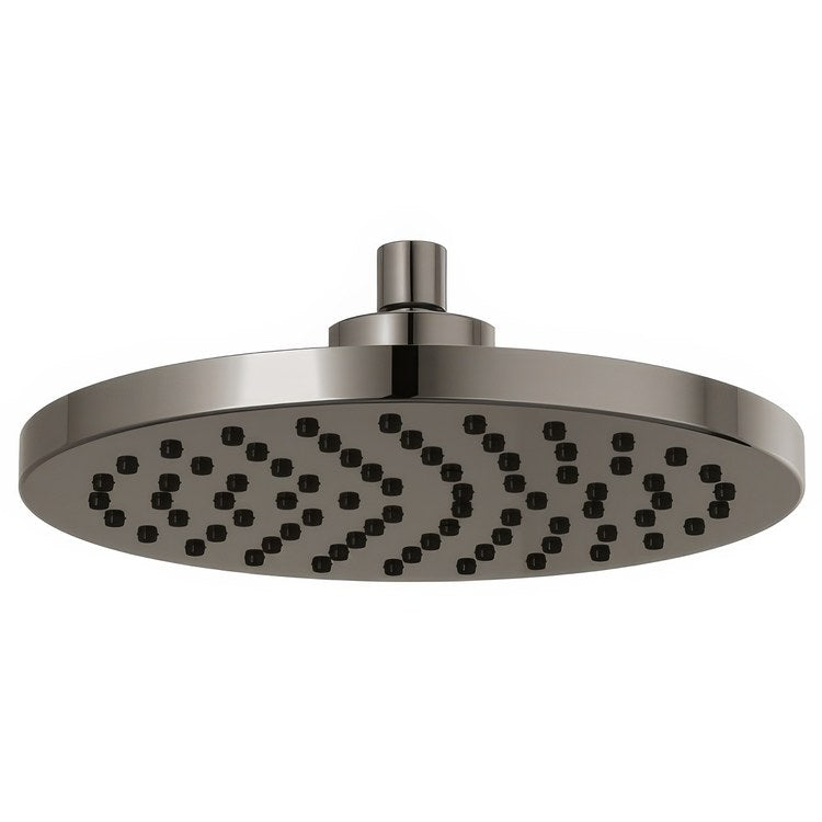 Showerhead Universal Showering 1 Functions Rain Can Brilliance Black Onyx 10 Inch 1.75 Gallons per Minute Round for Overhead Rain Can Orientation Only - Image 1