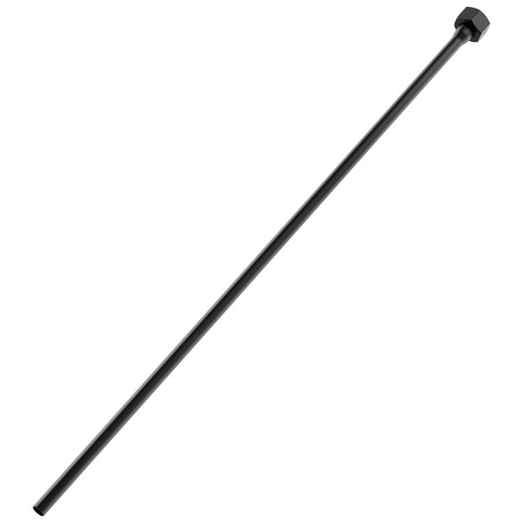 Supply Line Matte Black 20 Inch Metal for Straight or Angle Supply Stops - Image 1