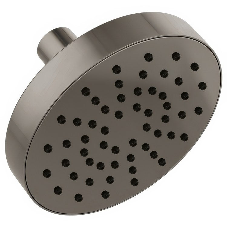 Showerhead Universal Showering 1 Functions Brilliance Black Onyx 5 Inch 1.75 Gallons per Minute Linear Round Wall Mount - Image 1