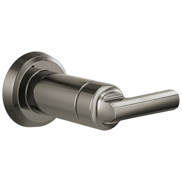 Volume Control Trim Levoir Sensori 1 Lever Brilliance Black Onyx ADA Brass 3-5/8 Inch - Image 1