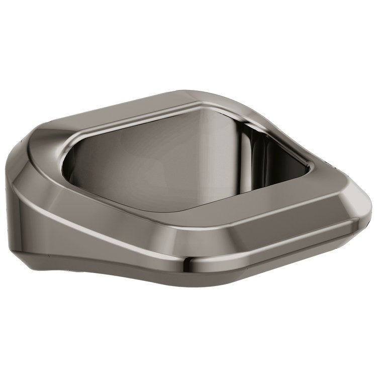 Knob Levoir Long Ring for Drawer Brilliance Black Onyx Metal 1-9/16 Inch - Image 1
