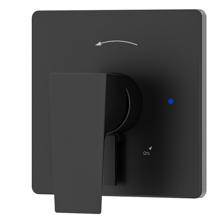 Shower Trim Verity Versaflex Diverter Valve 2 Lever Matte Black ADA for S16 or S26 Series Symmons Temptrol Valve Required - Image 1