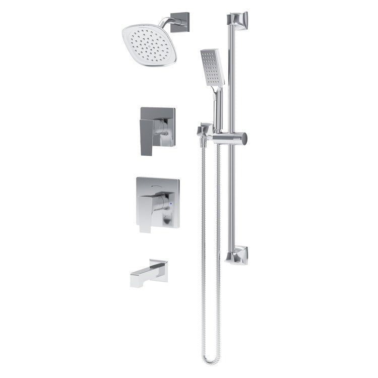 Shower Trim Verity HydroMersion System Polished Chrome ADA 2.0 Gallons per Minute 1 Function - Image 1