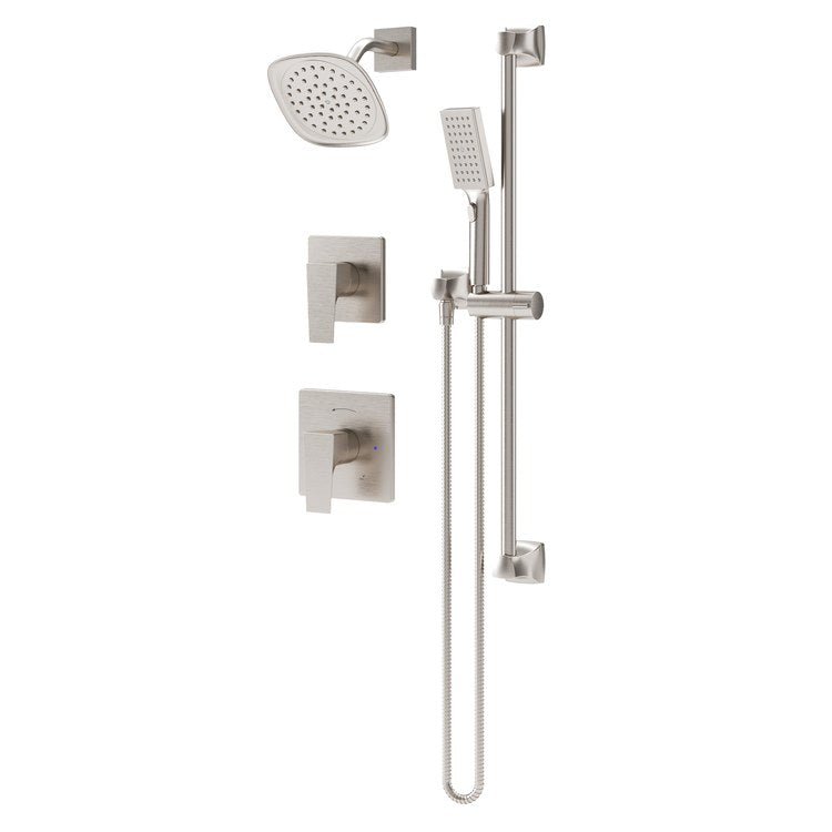 Handshower Trim Verity HydroMersion Shower Satin Nickel ADA 2.0 Gallons per Minute with 30 Inch Handshower Slide Bar with 60 Inch Flexible Metal Hose - Image 1