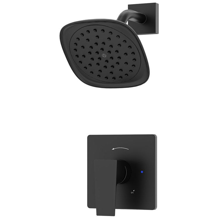 Shower Trim Verity HydroMersion Matte Black ADA 2.0 Gallons per Minute Less Showerhead - Image 1
