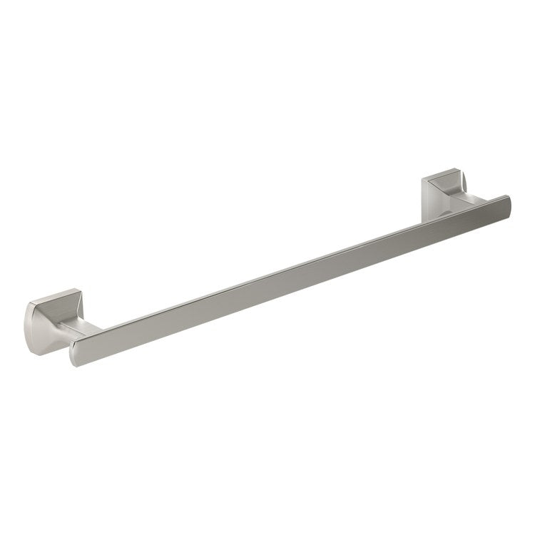 Towel Bar Verity 24 Inch Satin Nickel Metal Wall Mount 2-5/8 Inch - Image 1