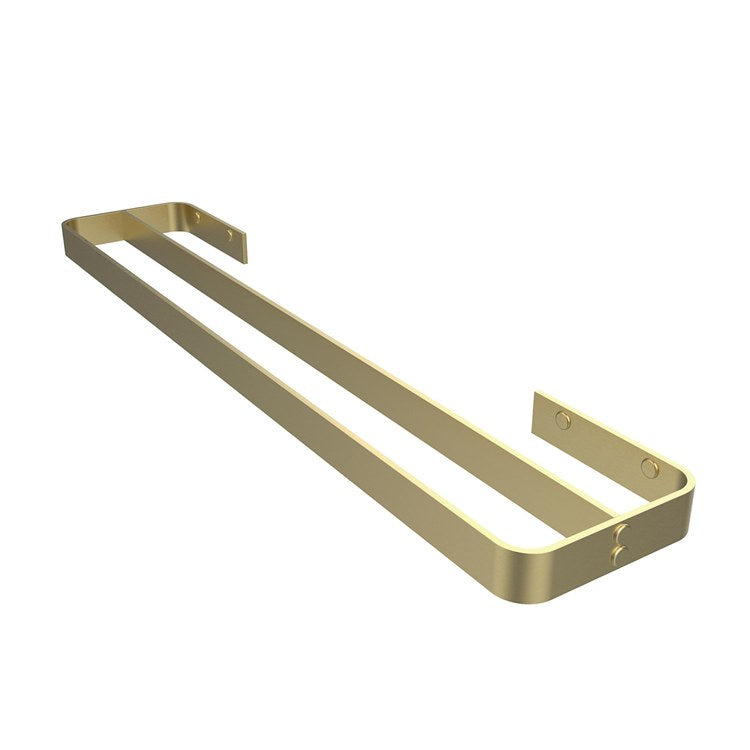 Towel Bar Odile Suite 24 Inch Double Brushed Gold Brass Wall Mount - Image 2