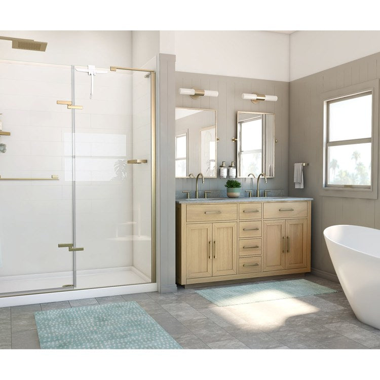 Towel Bar Odile Suite 24 Inch Double Brushed Gold Brass Wall Mount - Image 1