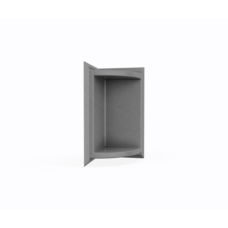 Soap Dish Corner Ash Gray Wall Mount Swanstone - Image 2