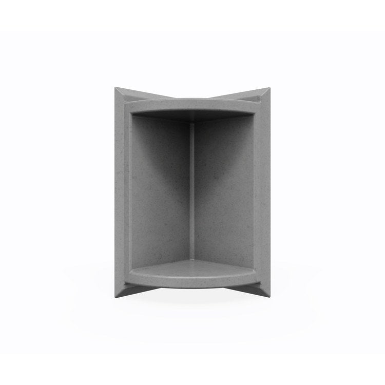 Soap Dish Corner Ash Gray Wall Mount Swanstone