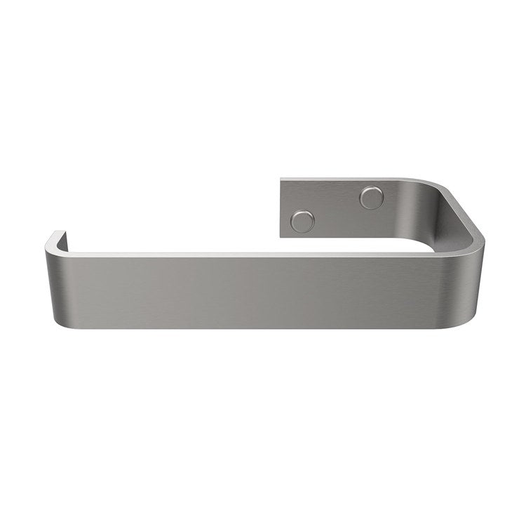 Toilet Paper Holder Odile Suite Brushed Chrome Aluminum 3-1/2 Inch Wall Mount - Image 3