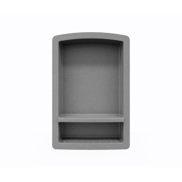 Soap Dish Recessed Ash Gray Wall Mount Swanstone - Image 2