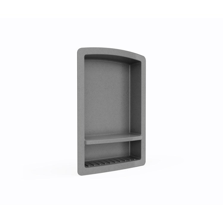 Soap Dish Recessed Ash Gray Wall Mount Swanstone