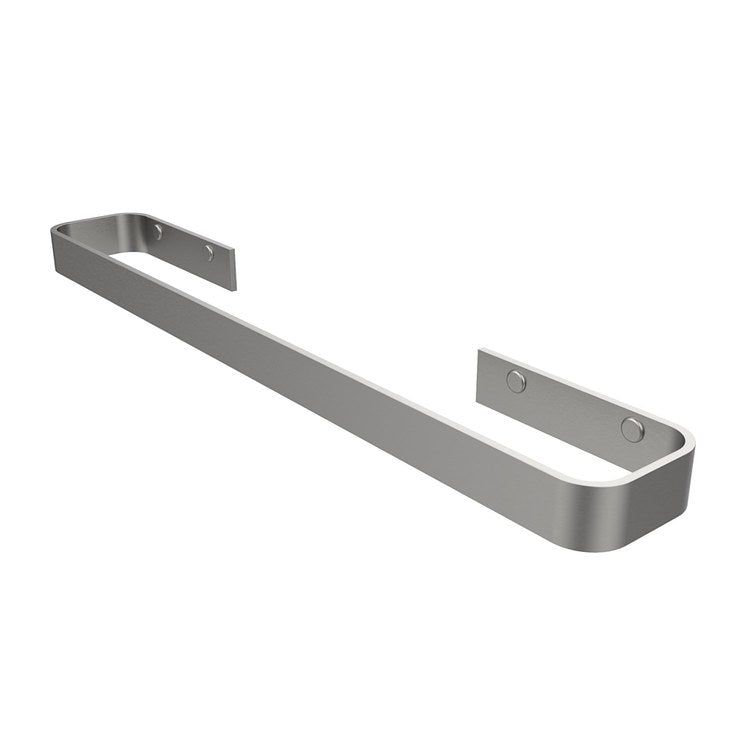 Towel Bar Odile Suite 18 Inch Single Brushed Chrome Brass Wall Mount - Image 2