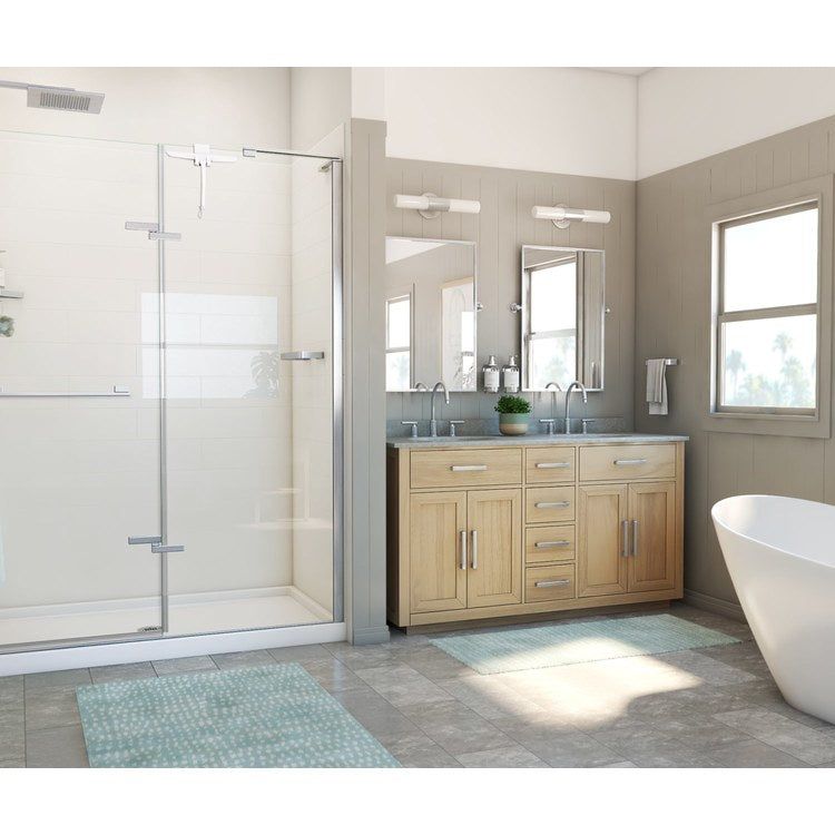 Towel Bar Odile Suite 18 Inch Single Brushed Chrome Brass Wall Mount - Image 1