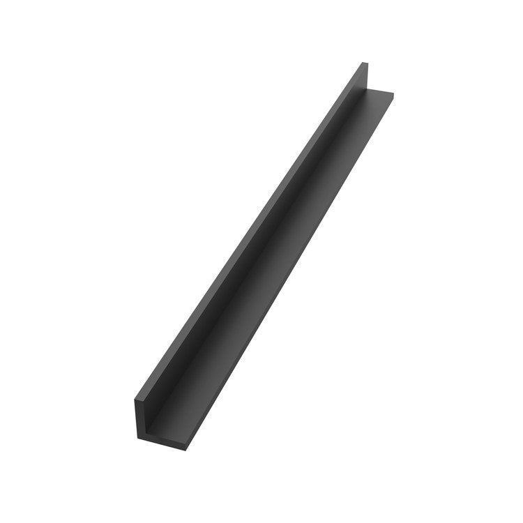 Trim Kit Edge Aluminum Matte Black 96 Inch - Image 2
