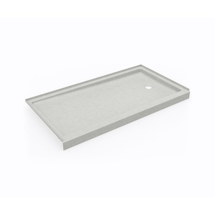 Shower Base Alcove Retrofit Rectangular Birch 32 x 60 Inch Swanstone Left Drain Pebbled Slip Resistant Bottom - Image 2