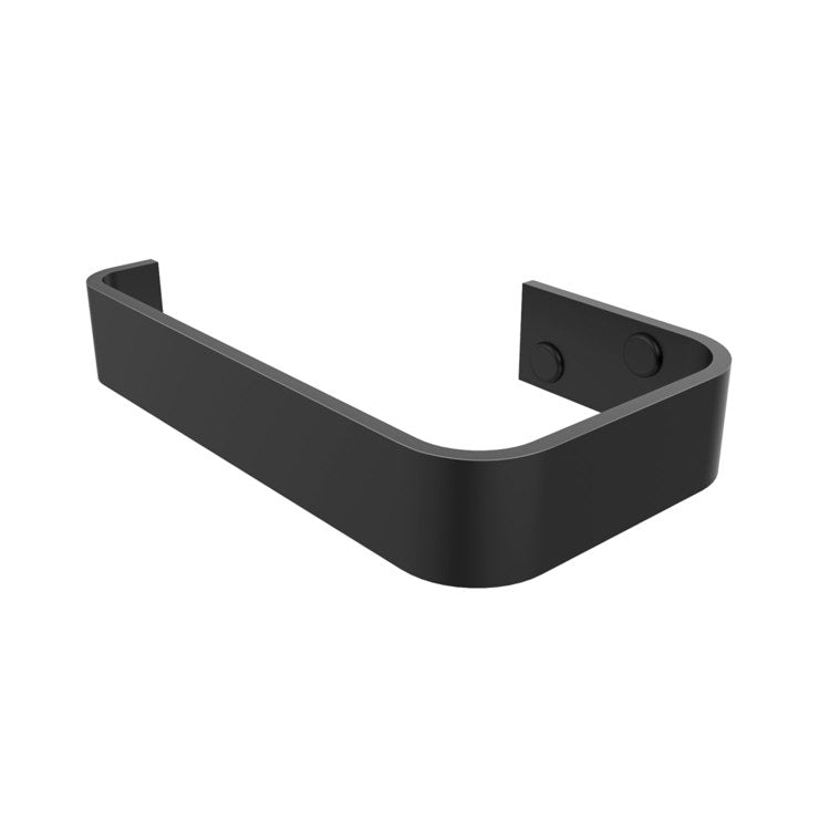 Toilet Paper Holder Odile Suite Matte Black Aluminum 3-1/2 Inch Wall Mount - Image 2