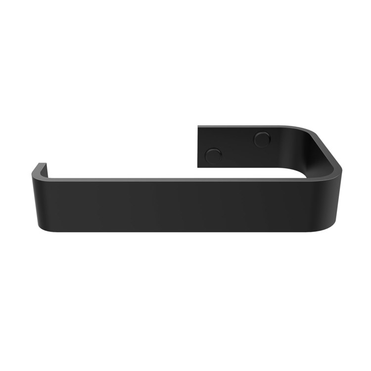 Toilet Paper Holder Odile Suite Matte Black Aluminum 3-1/2 Inch Wall Mount - Image 3