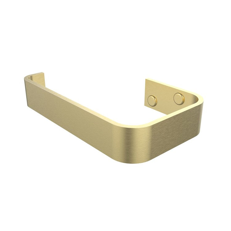 Toilet Paper Holder Odile Suite Brushed Gold Aluminum 3-1/2 Inch Wall Mount - Image 2