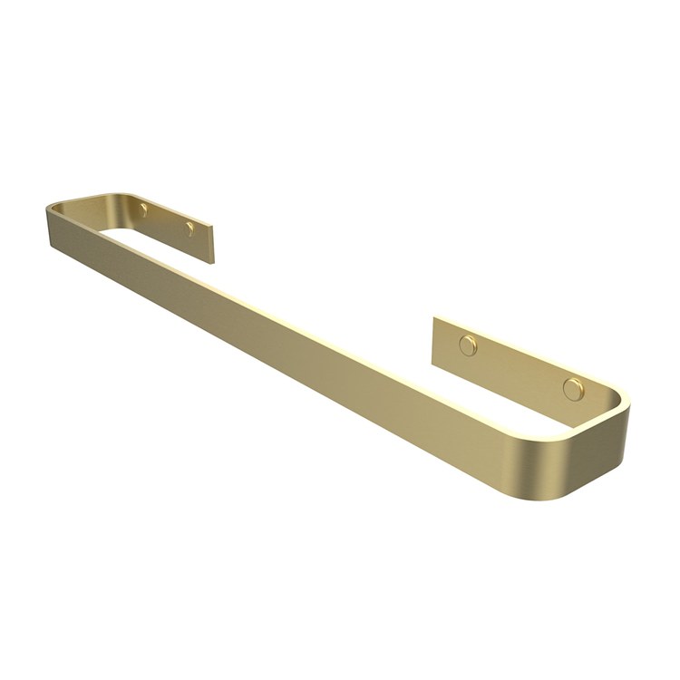 Towel Bar Odile Suite 18 Inch Single Brushed Gold Brass Wall Mount - Image 2