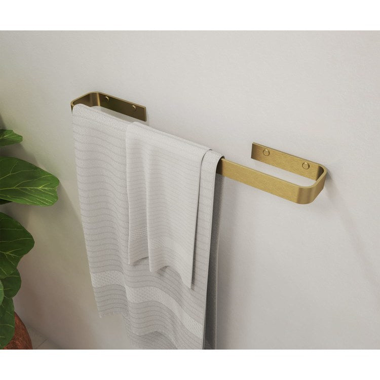 Towel Bar Odile Suite 18 Inch Single Brushed Gold Brass Wall Mount - Image 1