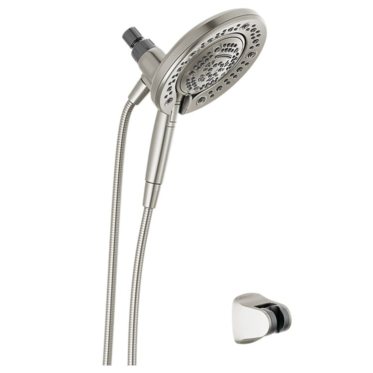 Handshower/Showerhead Combination Universal Satin Nickel In2ition 7 Setting Two in One - Image 1