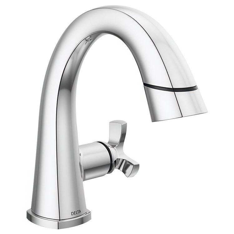 Lavatory Faucet Stryke 1 Helo ADA WaterSense/CALGreen Lumicoat Chrome 1.2 Gallons per Minute Arc 1 Hole - Image 1