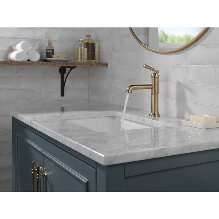 Lavatory Faucet Saylor 1 Lever ADA WaterSense Brilliance Champagne Bronze 1.2 Gallons per Minute 4-1/2 Inch - Image 3