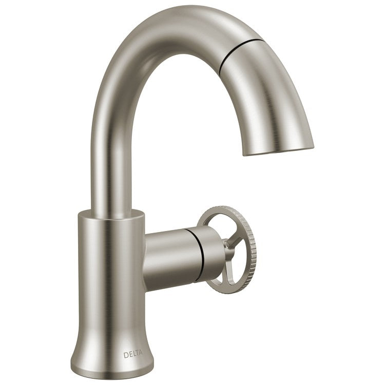 Lavatory Faucet Trinsic 1 Wheel WaterSense/CALGreen Stainless 1.2 Gallons per Minute Deck Fixed Metal Pop-Up 1/3 Hole MagnaTite Docking - Image 1