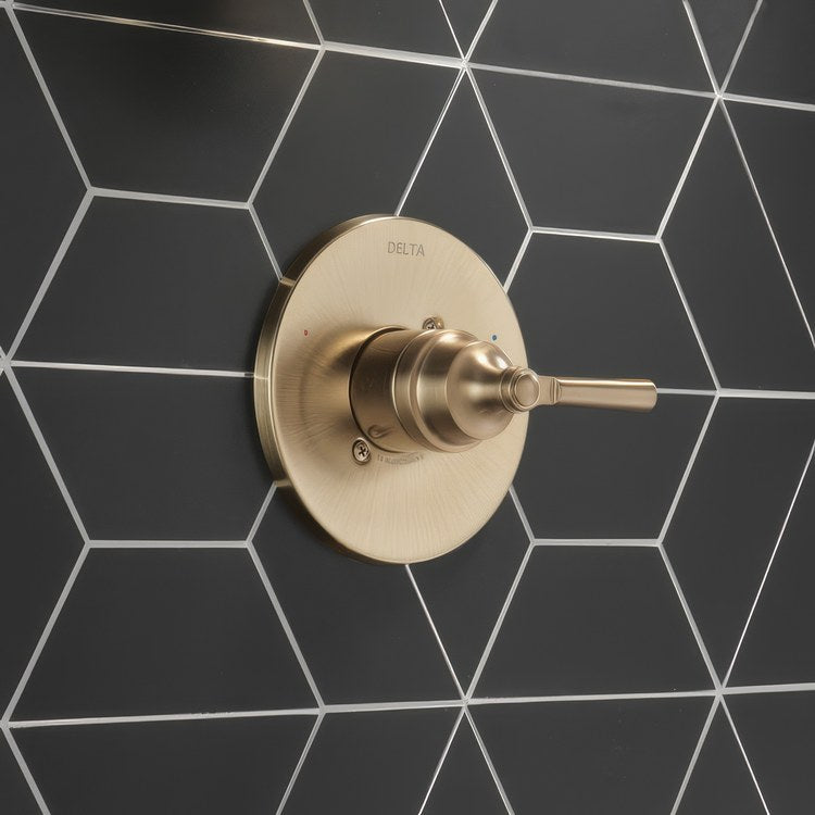 Pressure Balance Valve Trim Monitor Saylor 14 Series 1 Lever Brilliance Champagne Bronze WaterSense ADA - Image 2