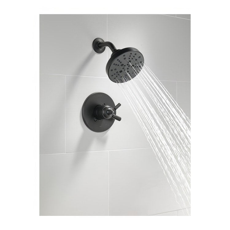 Shower Trim Saylor 17 Series 2 Lever Matte Black WaterSense ADA 1.75 Gallons per Minute - Image 2