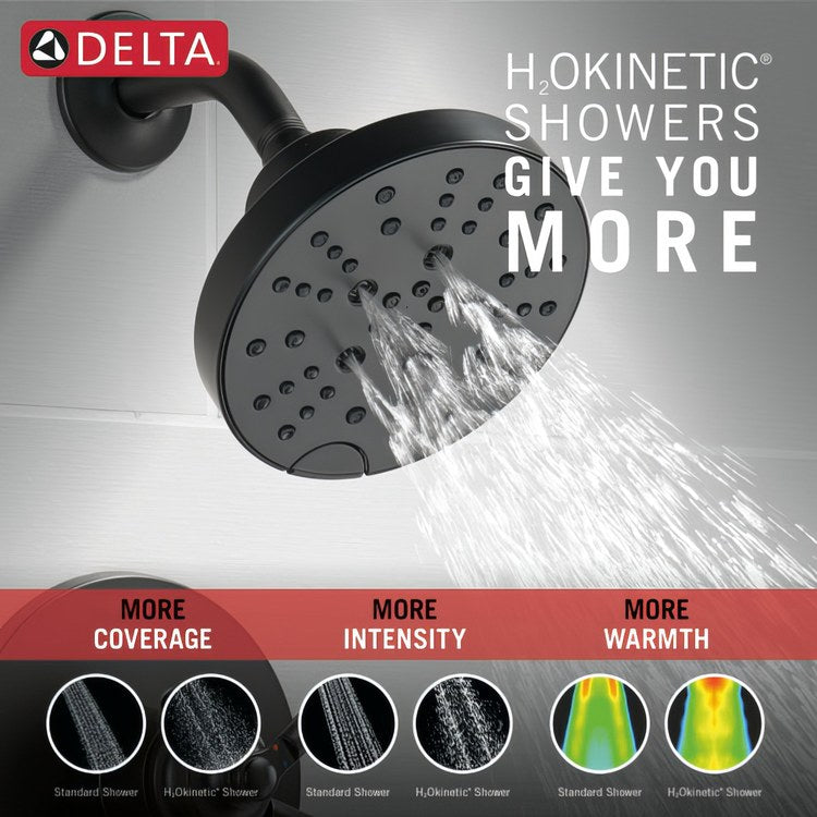 Shower Trim Saylor 17 Series 2 Lever Matte Black WaterSense ADA 1.75 Gallons per Minute - Image 3