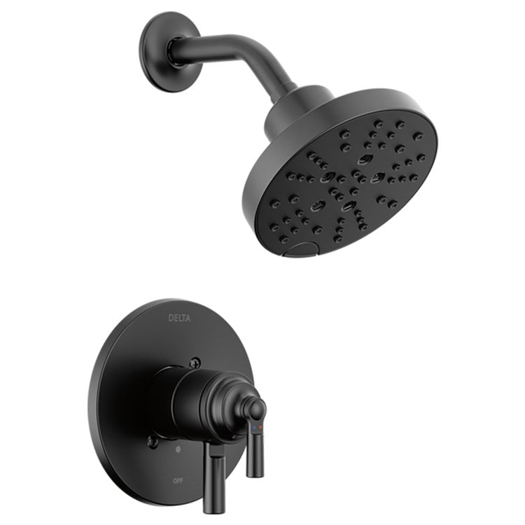 Shower Trim Saylor 17 Series 2 Lever Matte Black WaterSense ADA 1.75 Gallons per Minute - Image 1