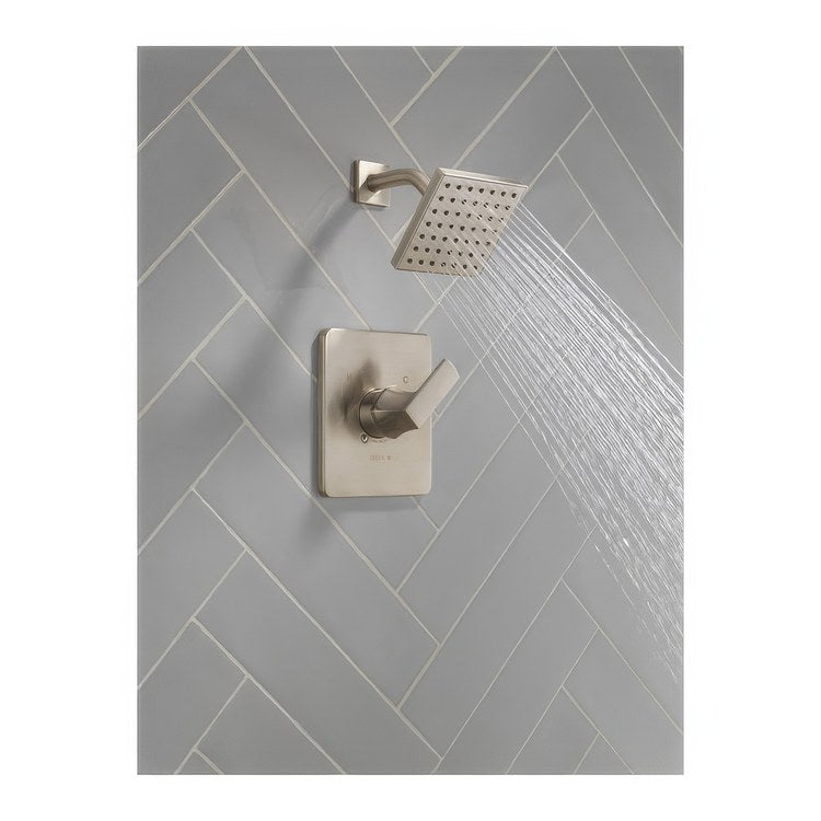 Shower Trim Velum 14 Series Monitor 1 Lever Brilliance Stainless ADA 1.75 Gallons per Minute - Image 2
