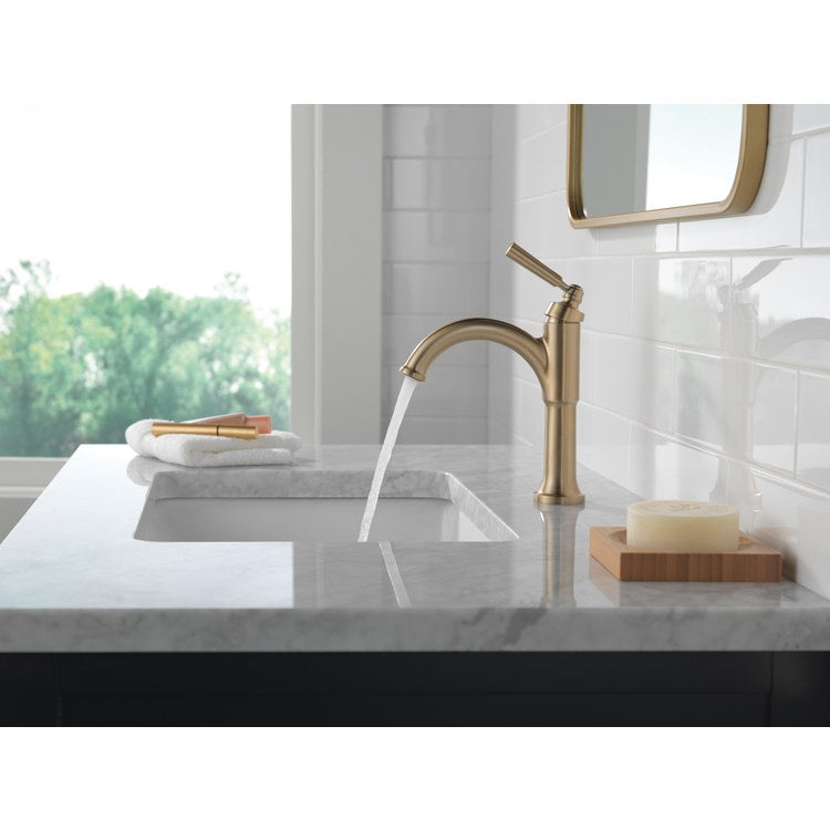 Lavatory Faucet Saylor 1 Lever ADA WaterSense Brilliance Champagne Bronze 1.2 Gallons per Minute 4-9/16 Inch - Image 3