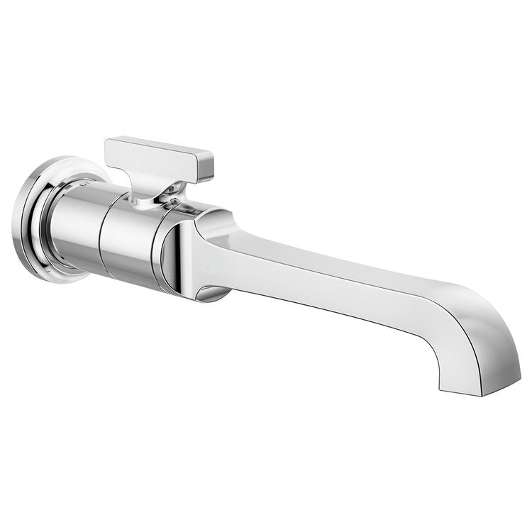 Lavatory Faucet Tetra Wall Mount ADA WaterSense Lumicoat Stainless 1.2 Gallons per Minute - Image 1