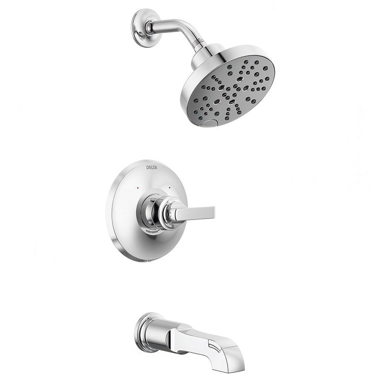 Tub and Shower Trim Monitor Tetra 14 Series 1 Lever Lumicoat Chrome WaterSense ADA 1.75 Gallons per Minute - Image 1