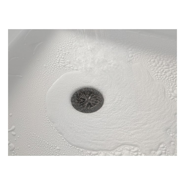 Shower Drain Prefab Round 4 Inch Matte Black Brass - Image 2