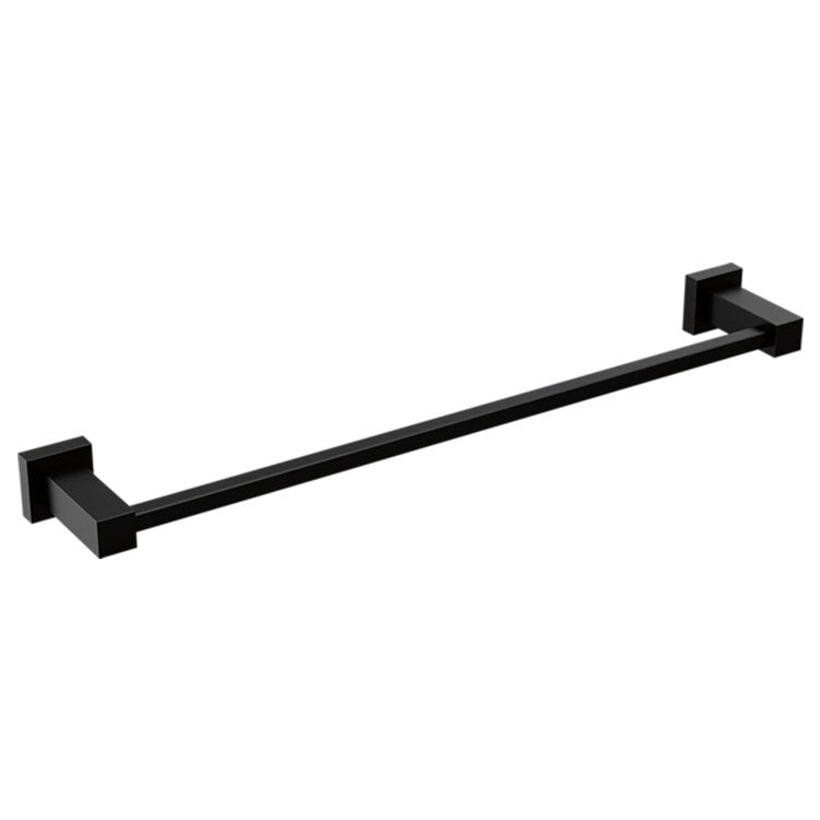 Towel Bar Brevard 18 Inch Matte Black Brass 3-3/4 Inch for Velum Bath Collection Wall Mount - Image 1