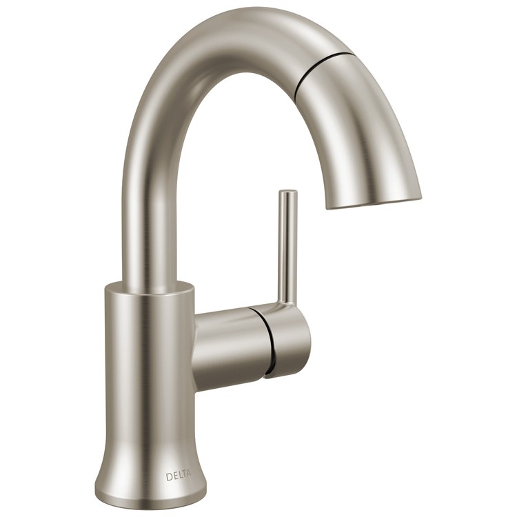 Lavatory Faucet Trinsic 1 Lever ADA WaterSense/CALGreen Stainless 1.2 Gallons per Minute Deck Fixed Metal Pop-Up 1/3 Hole MagnaTite Docking - Image 1
