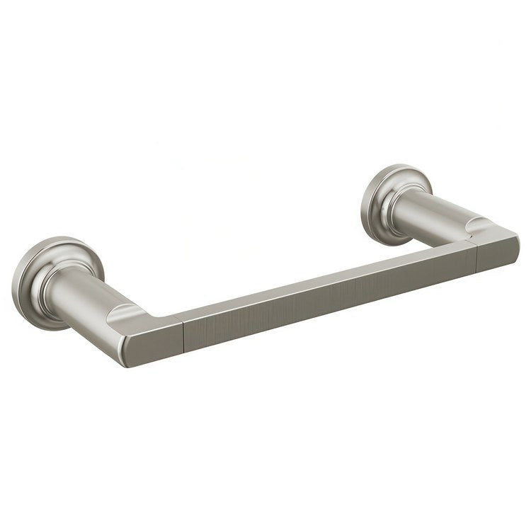 Towel Bar Tetra 8 Inch Brilliance Stainless Brass 3-1/2 Inch Wall Mount - Image 1