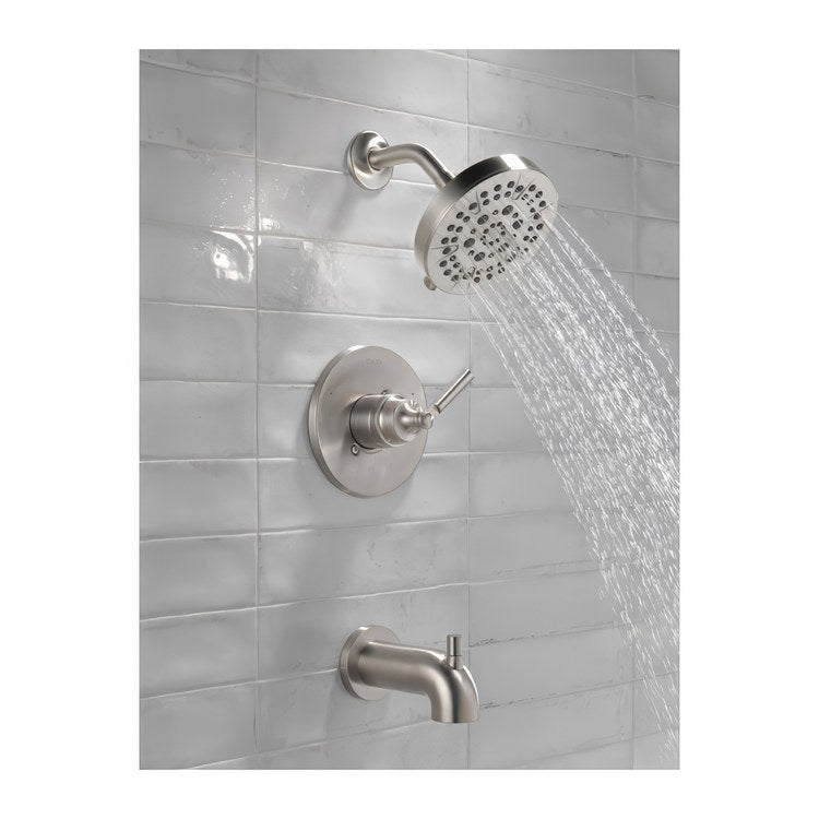 Tub and Shower Trim Monitor Saylor 14 Series 1 Lever Brilliance Stainless WaterSense ADA 1.75 Gallons per Minute - Image 2