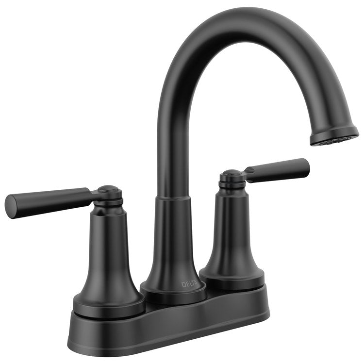 Lavatory Faucet Saylor Tract-Pack Centerset 2 Lever ADA WaterSense Matte Black 1.2 Gallons per Minute 5-3/8 Inch - Image 1