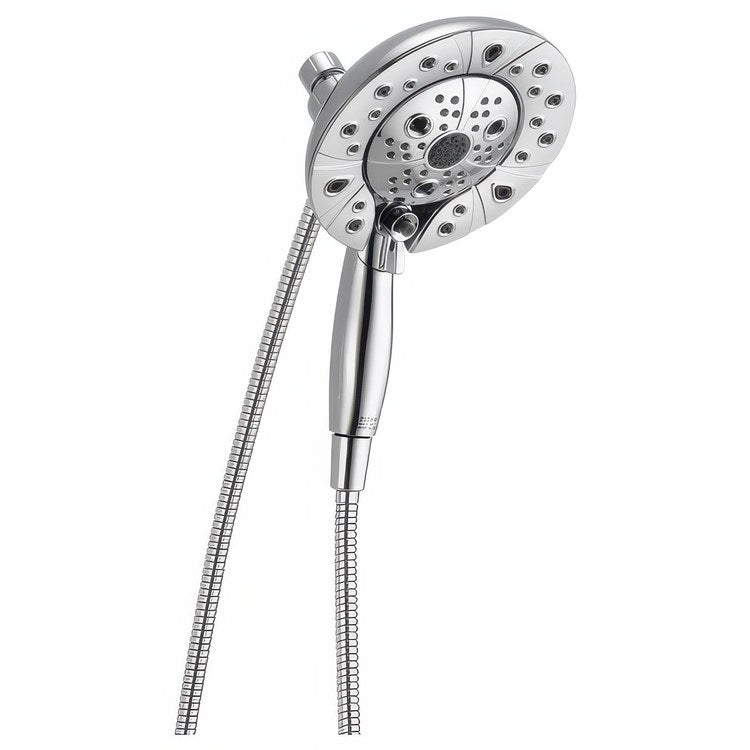 Handshower/Showerhead Combination Universal Lumicoat Chrome In2ition 5 Setting Two in One H2OKinetic - Image 1