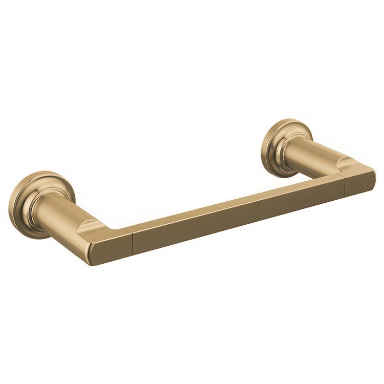 Towel Bar Tetra 8 Inch Brilliance Champagne Bronze Brass 3-1/2 Inch Wall Mount - Image 1