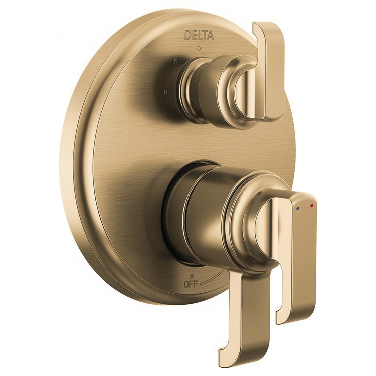 Diverter Trim Tetra 17 Series Integrated 3 Functions Lumicoat Champagne Bronze