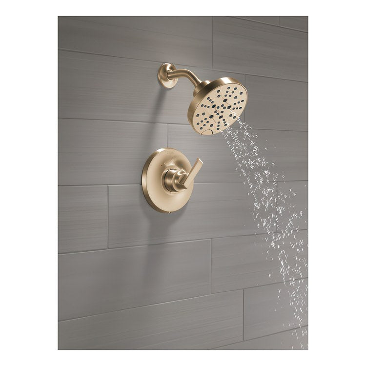 Shower Trim Tetra 14 Series Monitor 1 Lever Lumicoat Champagne Bronze WaterSense ADA 1.75 Gallons per Minute - Image 2