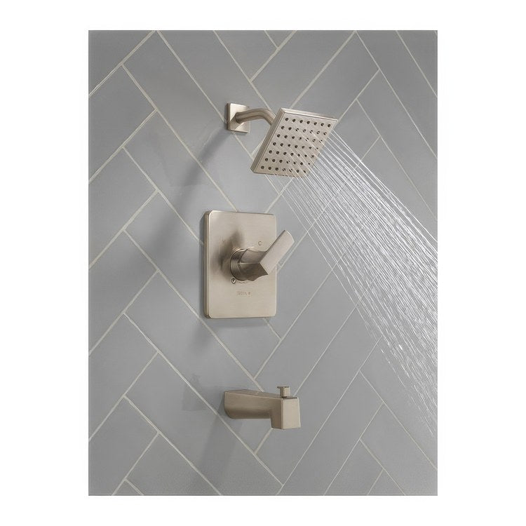 Tub and Shower Trim Monitor Velum 14 Series Less Handle Brilliance Stainless WaterSense ADA 1.75 Gallons per Minute - Image 2